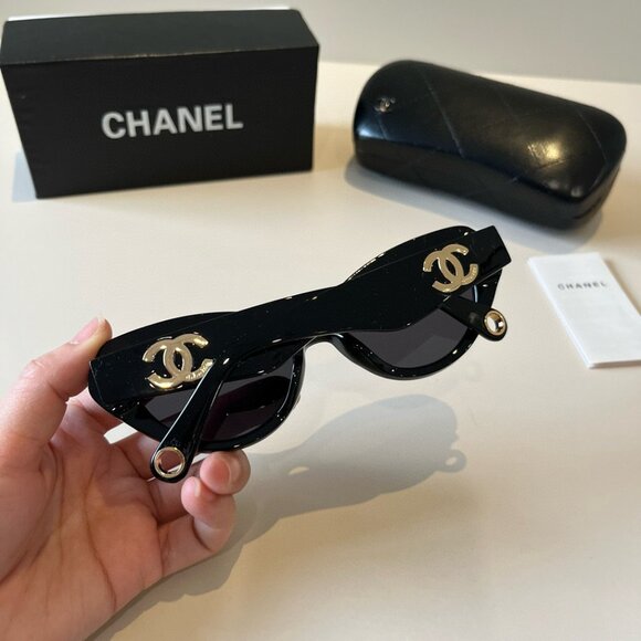 Chanel Eye Protection Black Frames - Picture 6 of 6